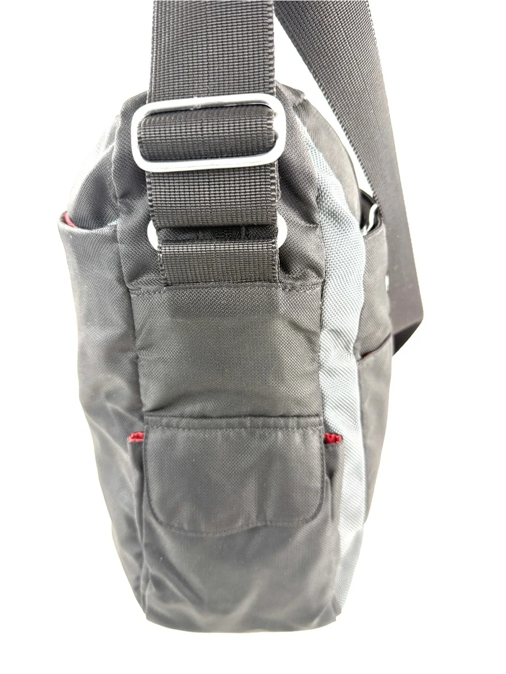 Tumi T-Tech Black Gray Ballistic Nylon Messenger Bag Business Travel Tech